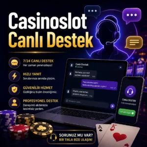 Casinoslot Canlı Destek